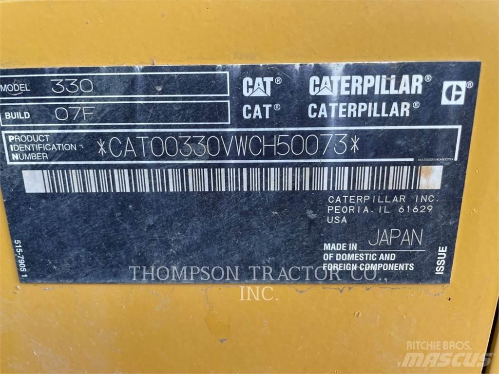 CAT 330 대형 굴삭기 29톤 이상