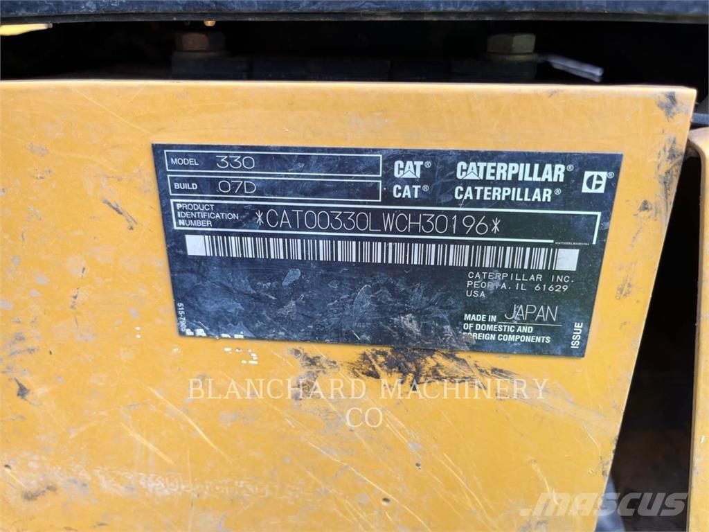 CAT 330 대형 굴삭기 29톤 이상