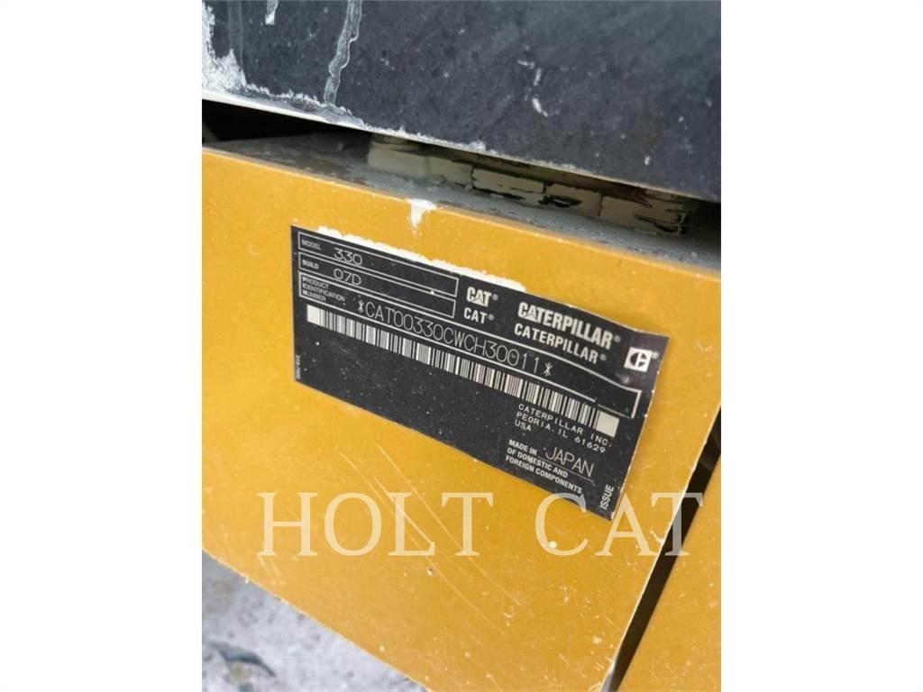 CAT 330 TC 대형 굴삭기 29톤 이상