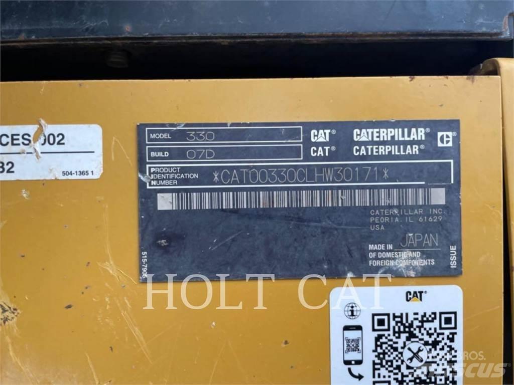 CAT 330 TC 대형 굴삭기 29톤 이상