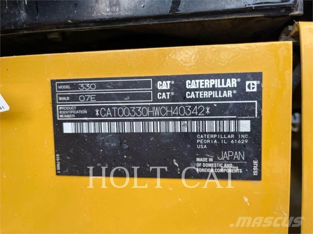 CAT 330 TC 대형 굴삭기 29톤 이상