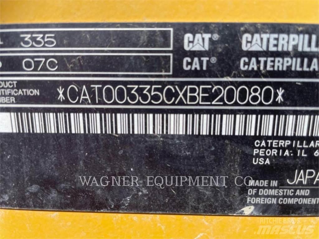 CAT 335 대형 굴삭기 29톤 이상