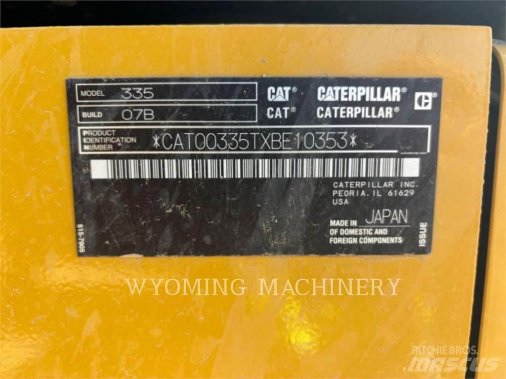 CAT 335 대형 굴삭기 29톤 이상