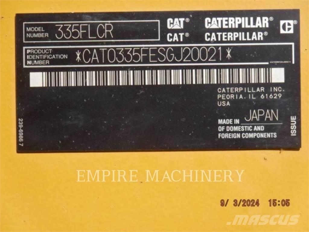 CAT 335FL P 대형 굴삭기 29톤 이상