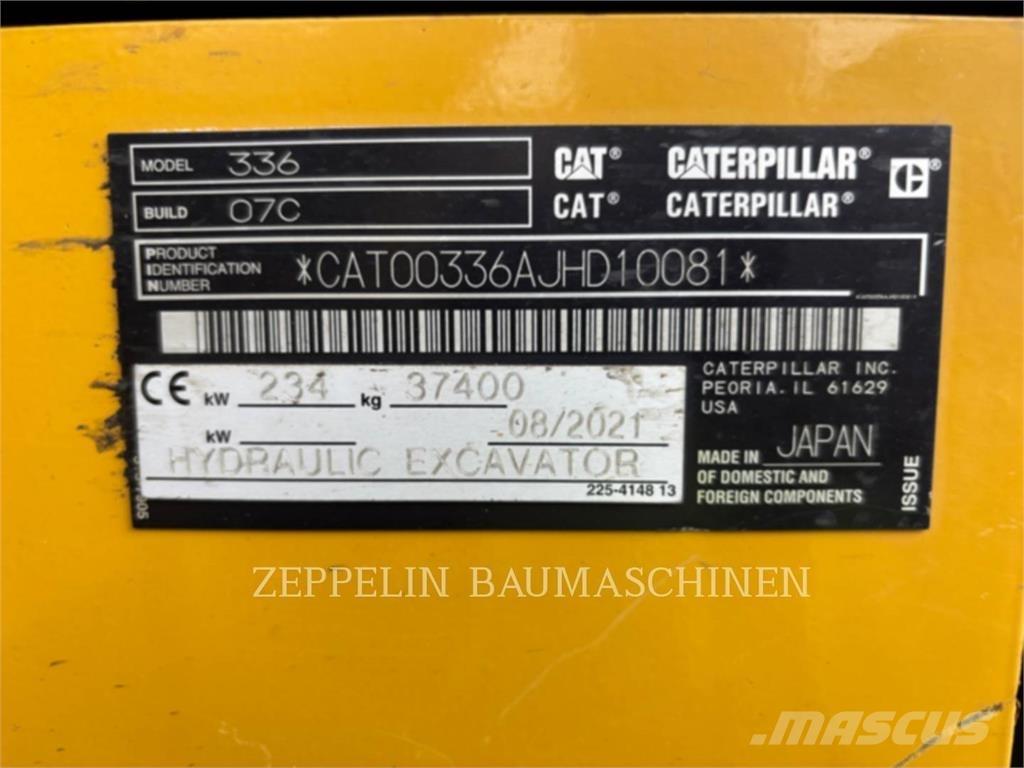 CAT 336-07C 대형 굴삭기 29톤 이상