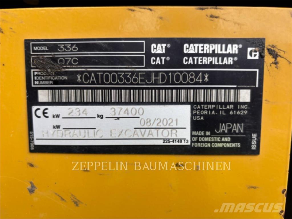 CAT 336-07C 대형 굴삭기 29톤 이상