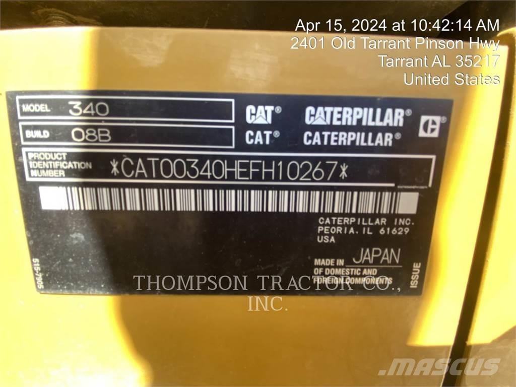 CAT 340 대형 굴삭기 29톤 이상