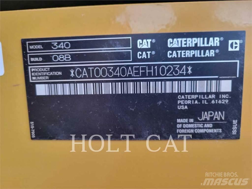 CAT 340 12 TC 대형 굴삭기 29톤 이상