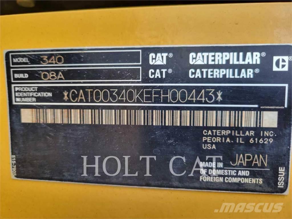 CAT 340 12 TC 대형 굴삭기 29톤 이상