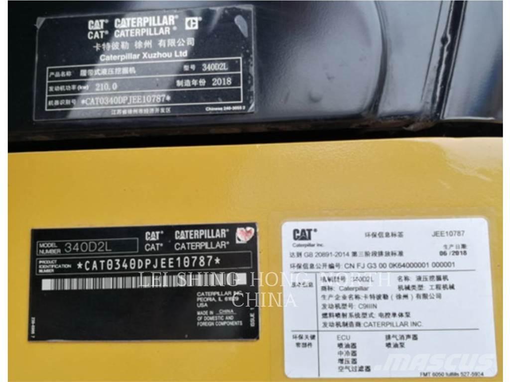 CAT 340D2L 대형 굴삭기 29톤 이상