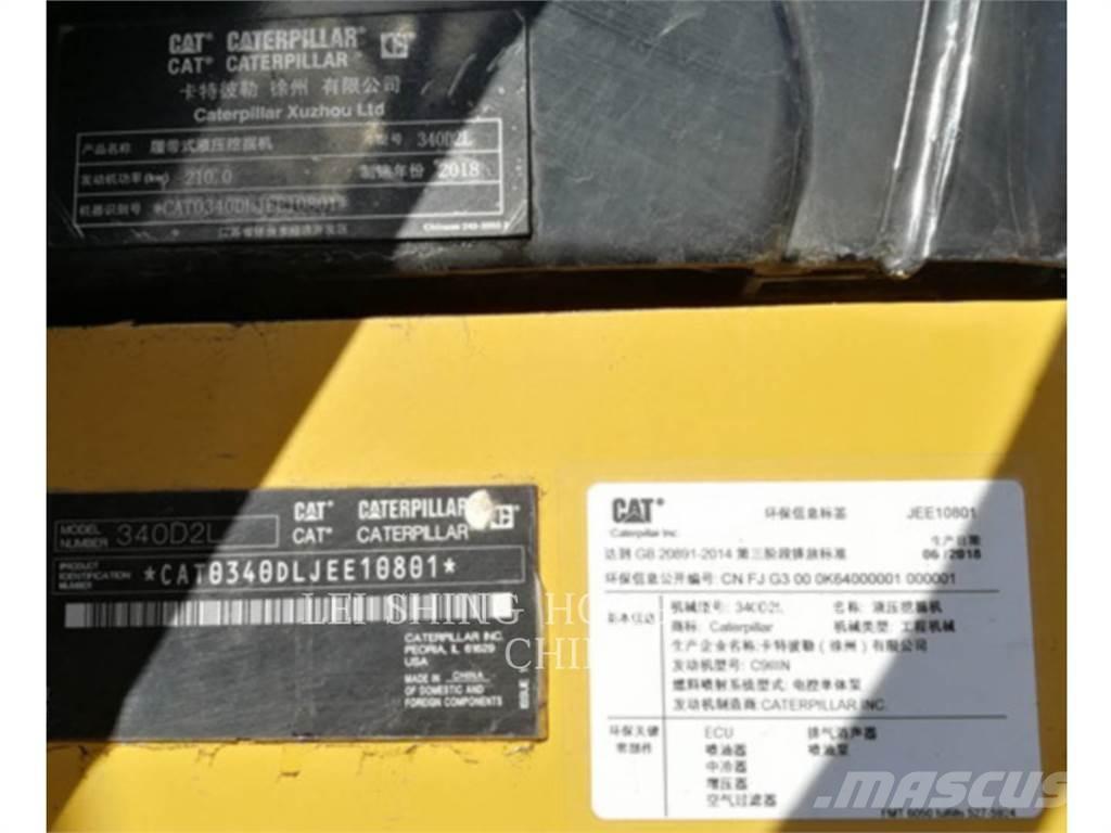 CAT 340D2L 대형 굴삭기 29톤 이상