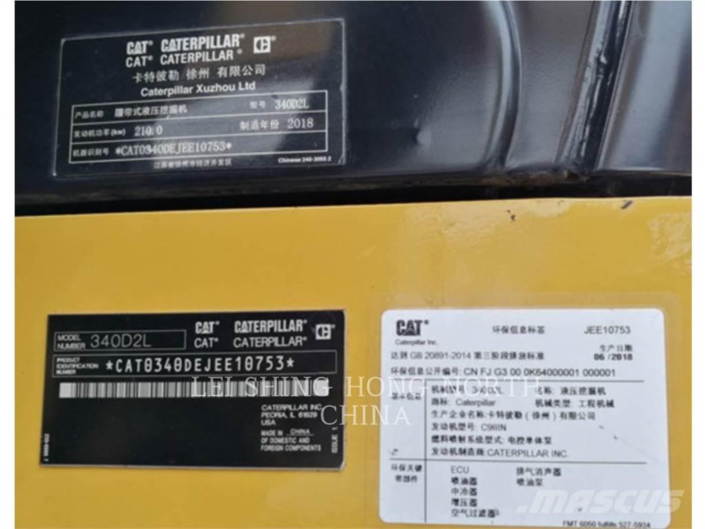 CAT 340D2L 대형 굴삭기 29톤 이상