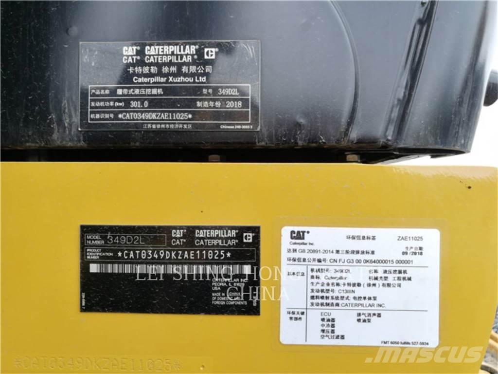 CAT 349 D2 L 대형 굴삭기 29톤 이상