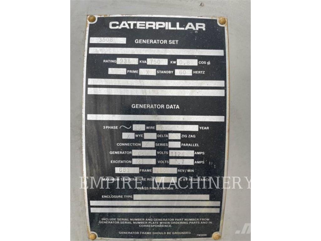 CAT 3508 디젤 발전기