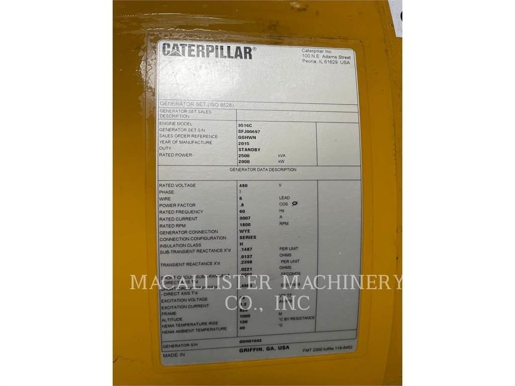CAT 3516C 디젤 발전기