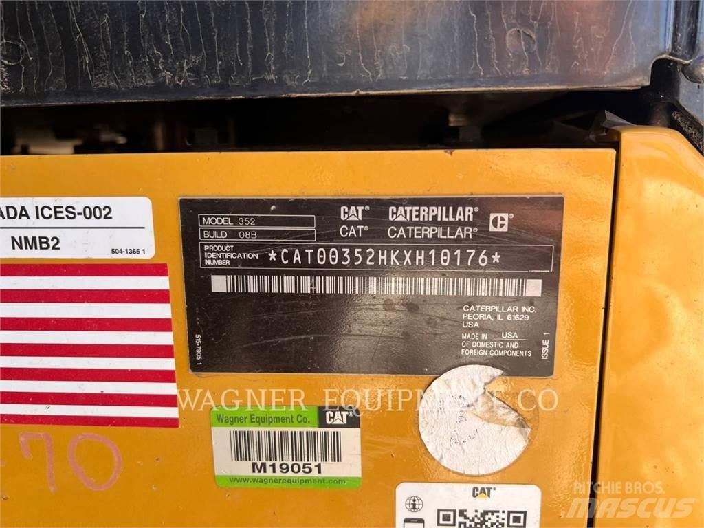 CAT 352 대형 굴삭기 29톤 이상