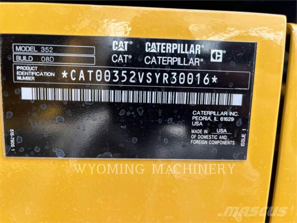 CAT 352 대형 굴삭기 29톤 이상