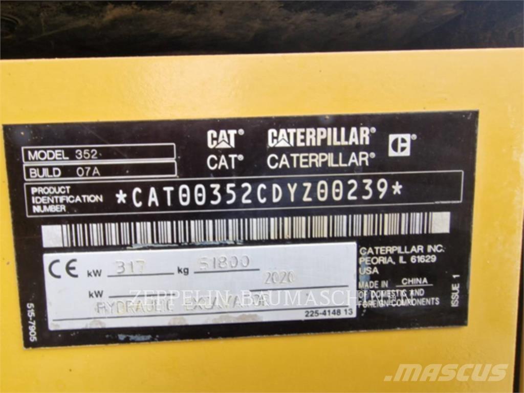 CAT 352-07A 대형 굴삭기 29톤 이상