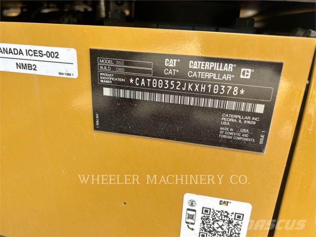 CAT 352 CF 대형 굴삭기 29톤 이상