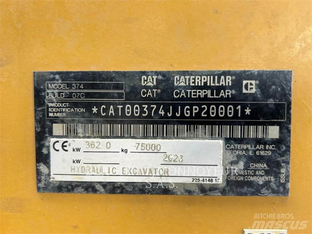 CAT 374 대형 굴삭기 29톤 이상