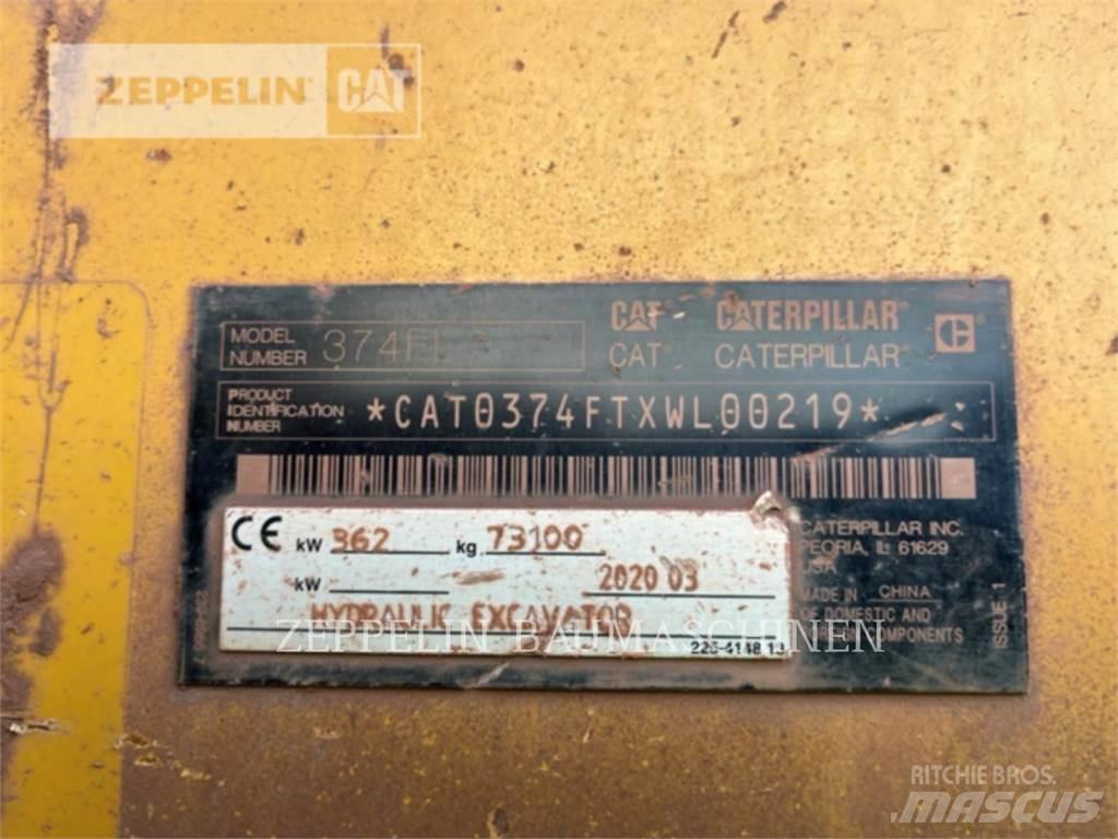 CAT 374FL 대형 굴삭기 29톤 이상