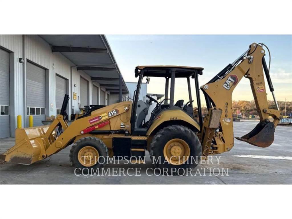 CAT 415 백호로더