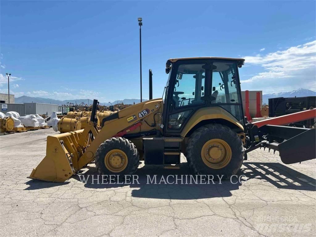 CAT 415 IL CAB 백호로더