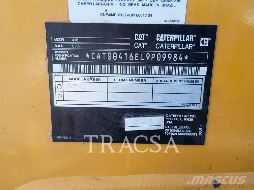 CAT 416 백호로더