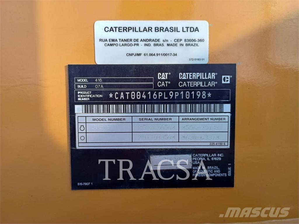 CAT 416 백호로더