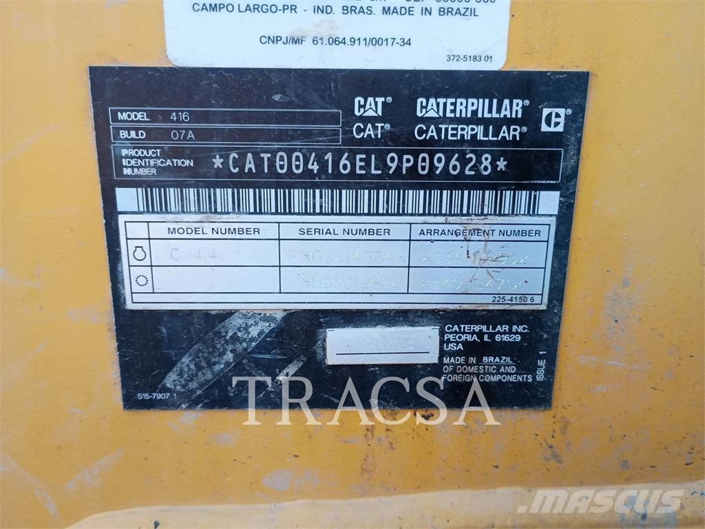 CAT 416 백호로더