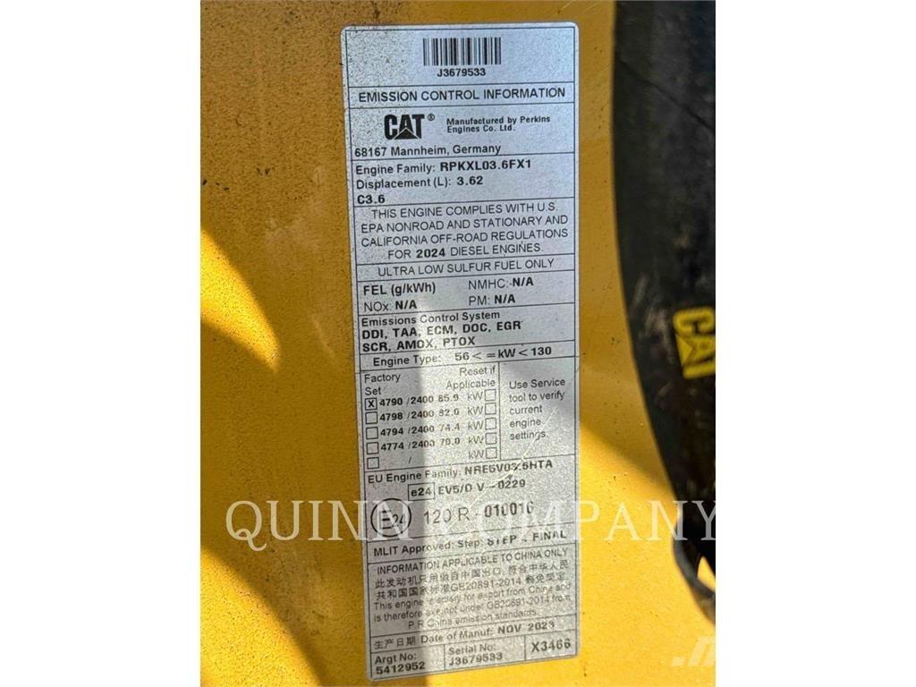 CAT 416 백호로더