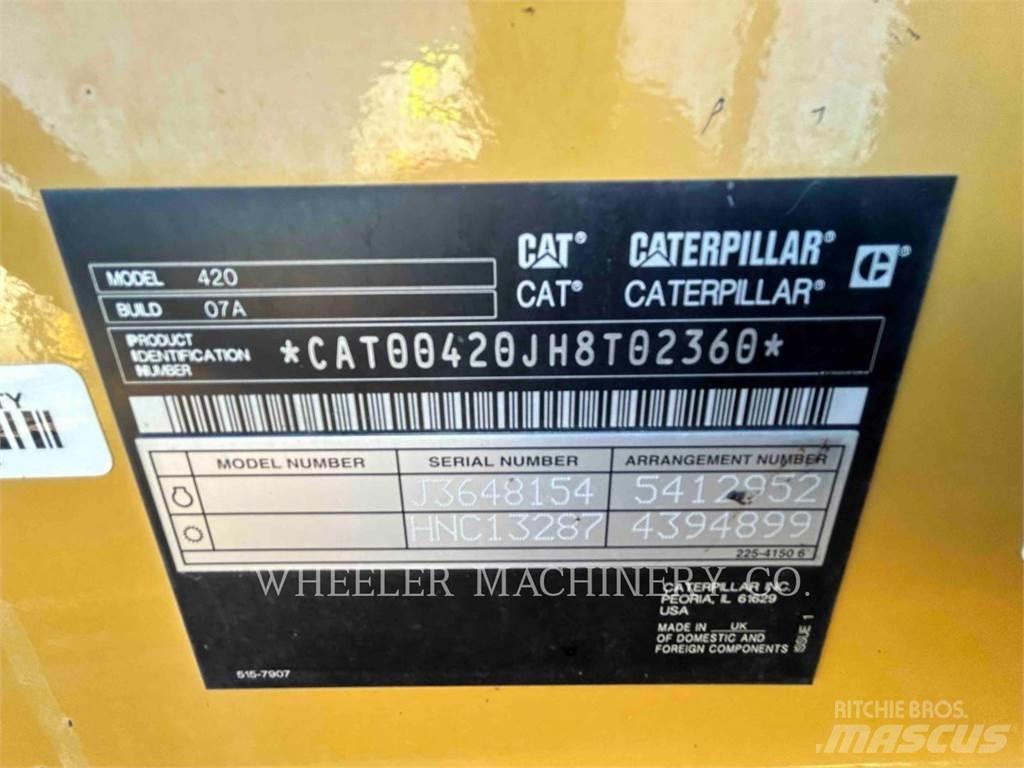 CAT 420 백호로더