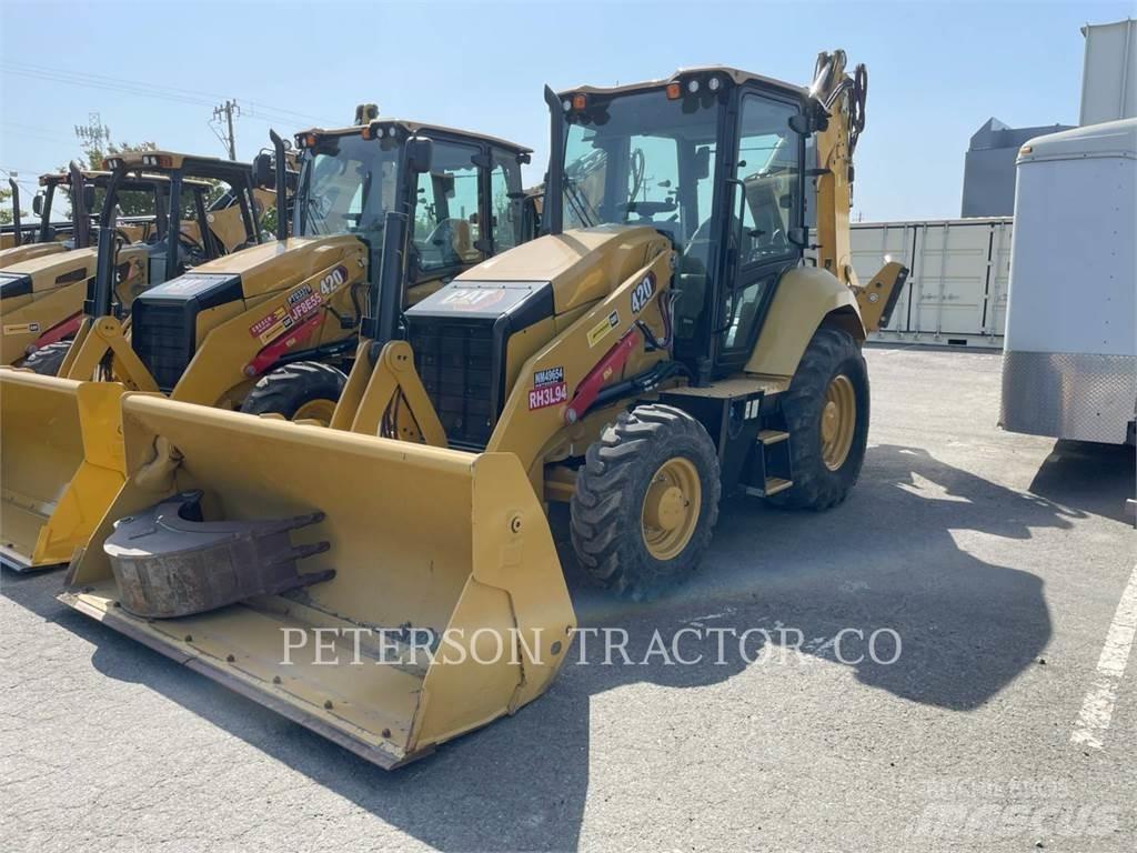 CAT 420 백호로더