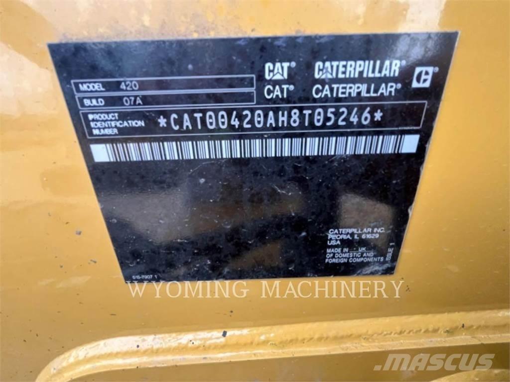 CAT 420 백호로더