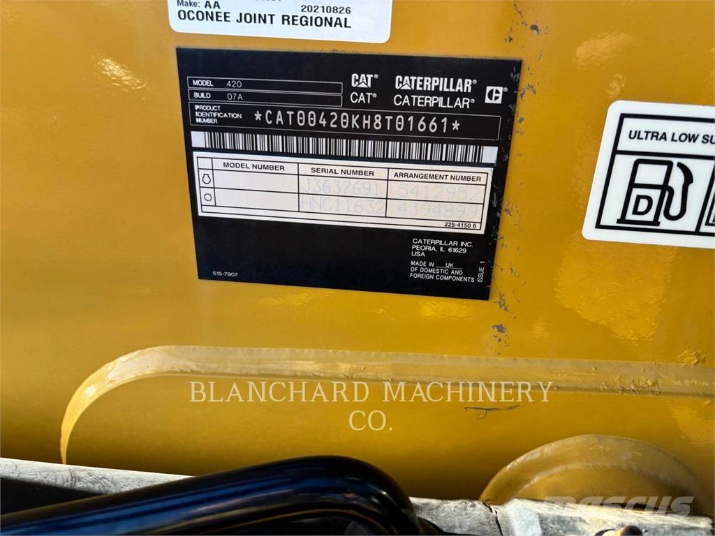 CAT 420 백호로더