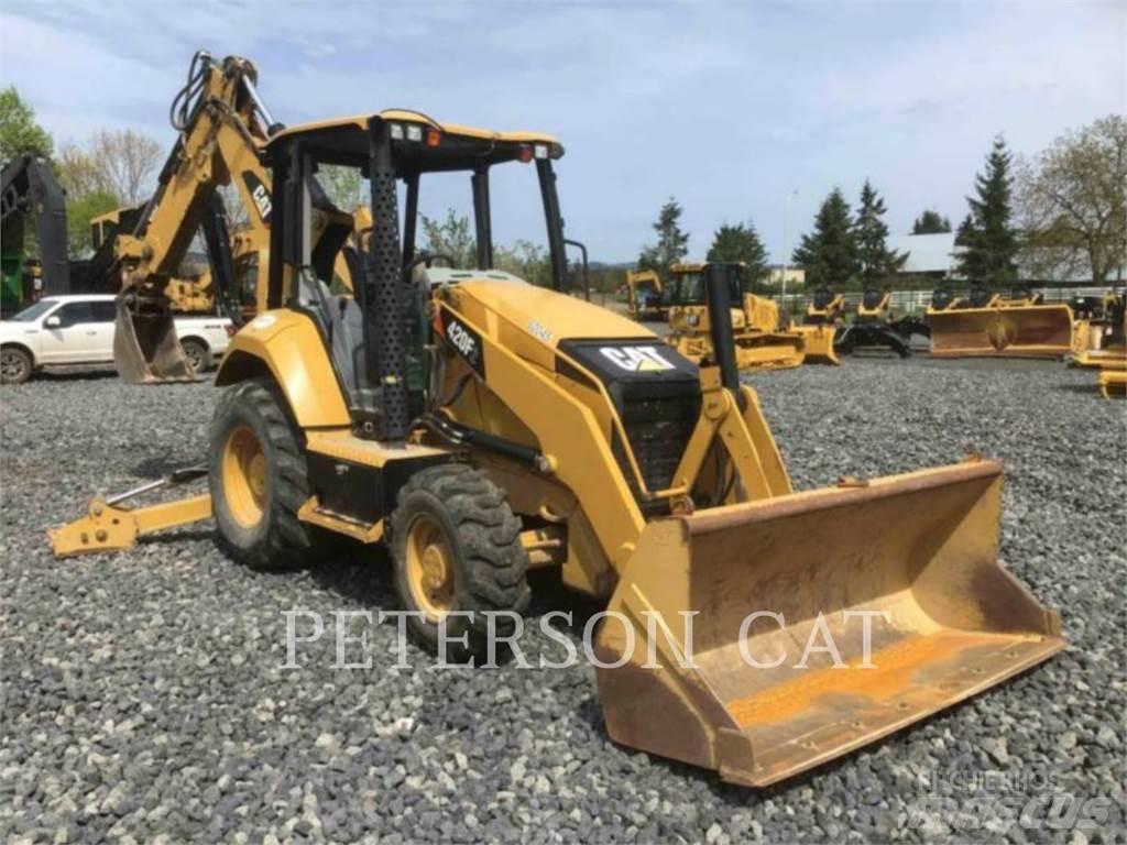 CAT 420F2 백호로더