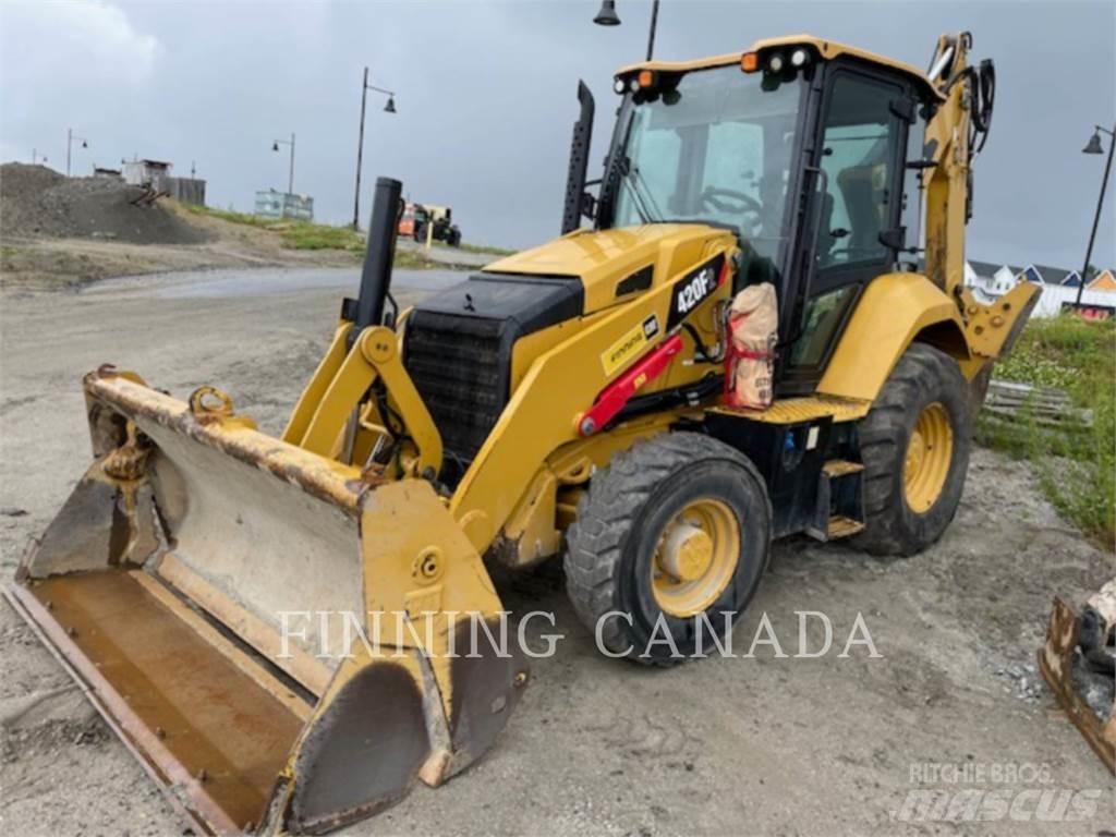 CAT 420F2 백호로더
