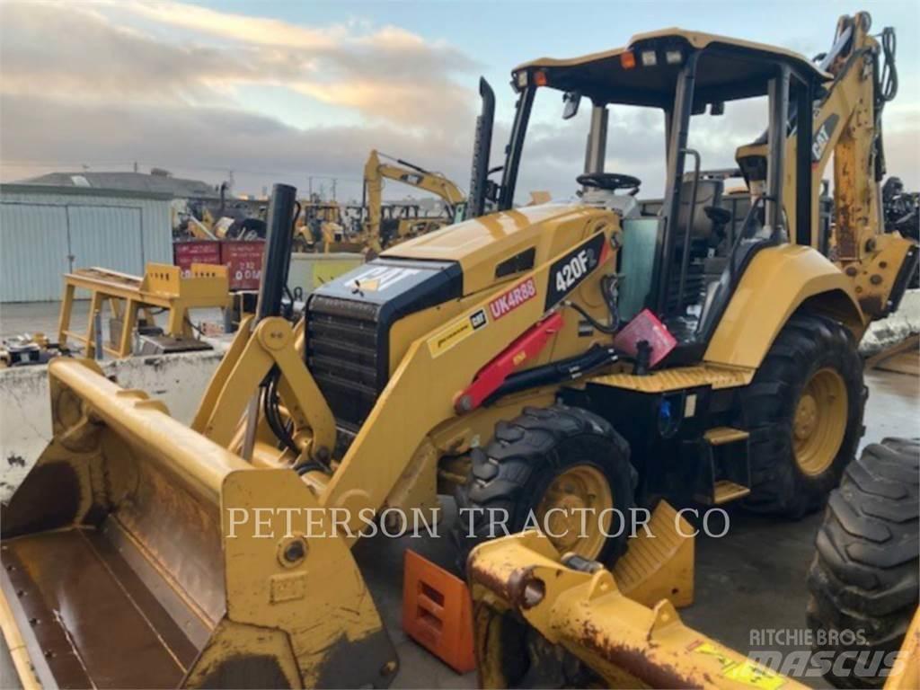 CAT 420F2 백호로더