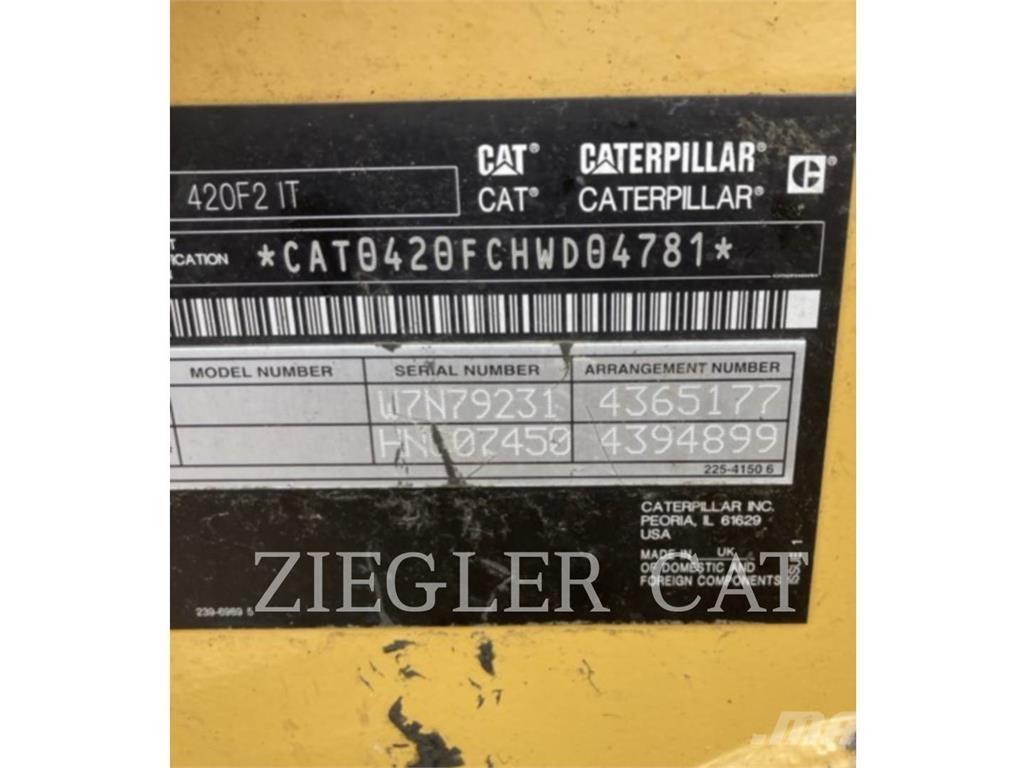 CAT 420F2 백호로더