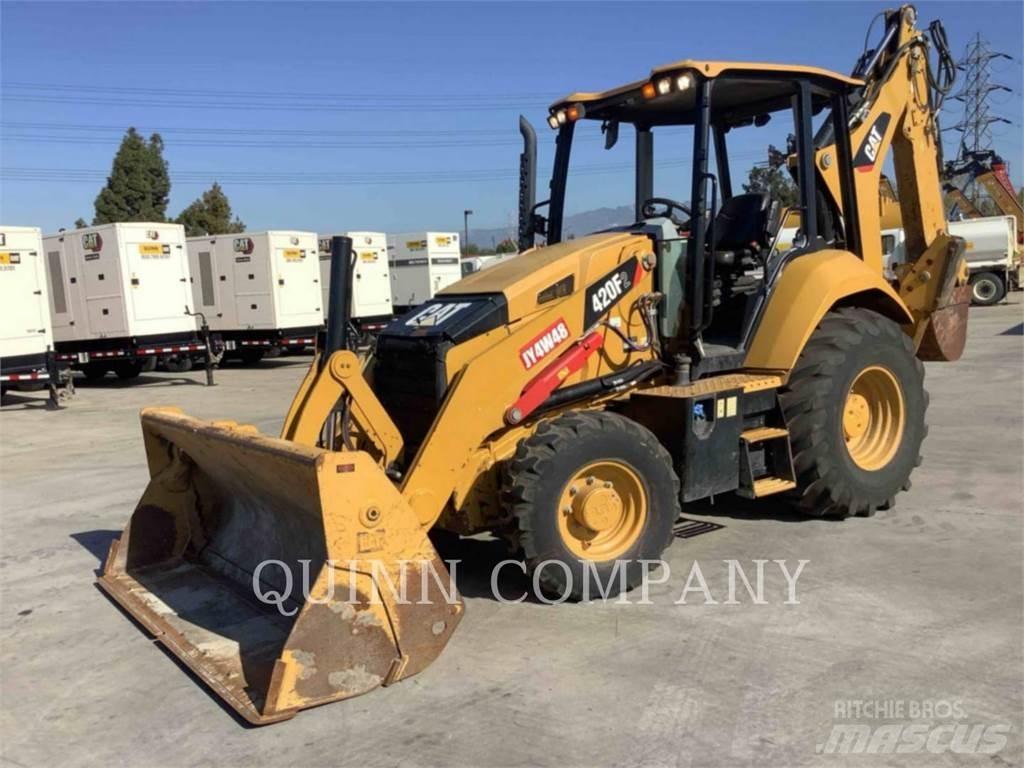 CAT 420F2 백호로더