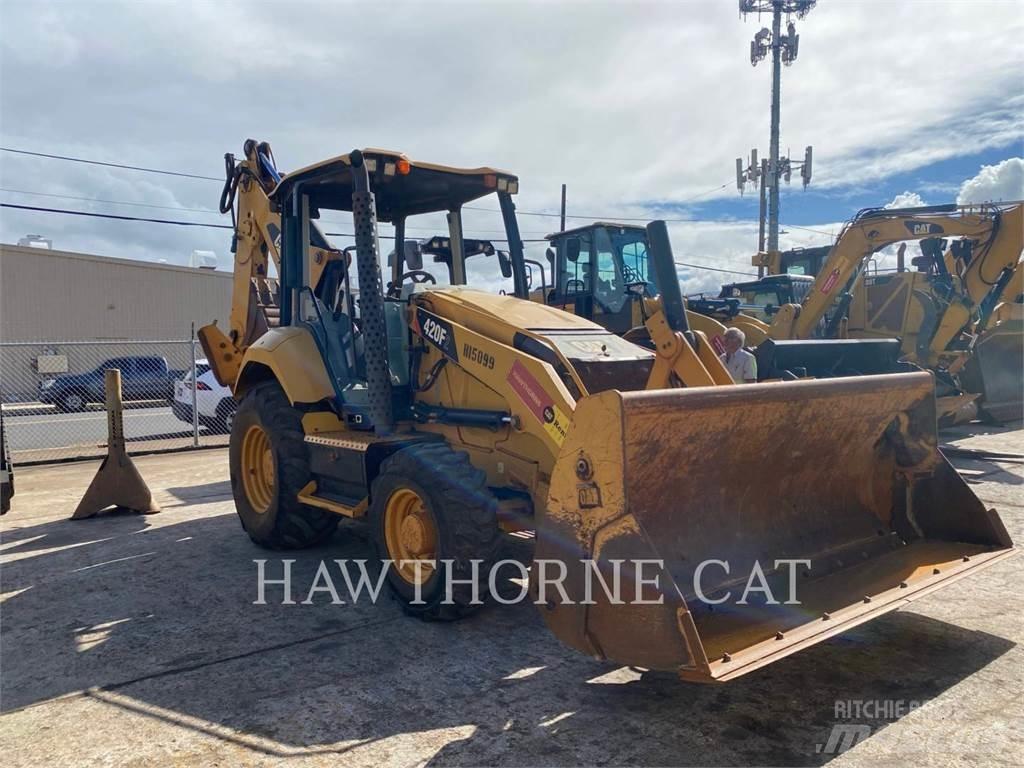 CAT 420F2 백호로더