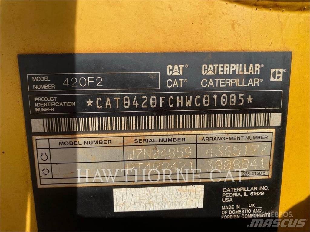 CAT 420F2 백호로더
