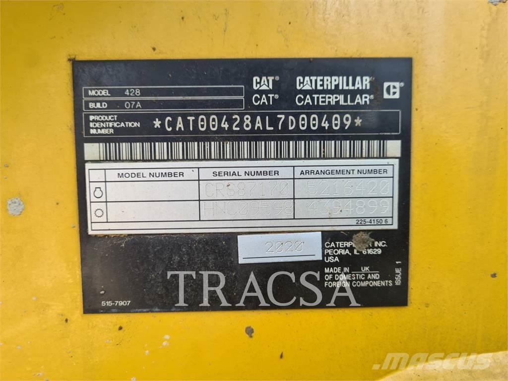 CAT 428 백호로더