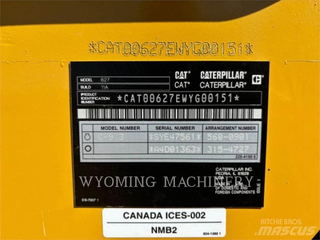 CAT 627 스크레이퍼