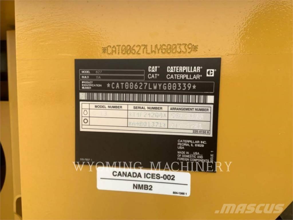 CAT 627 스크레이퍼