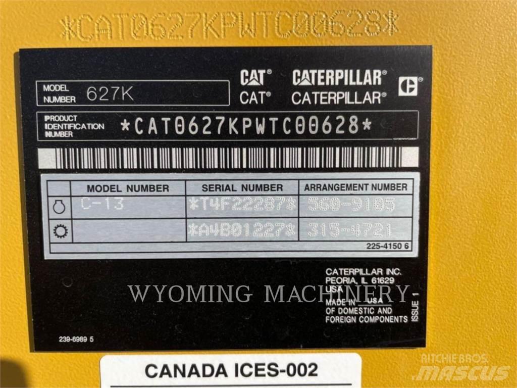 CAT 627K 스크레이퍼