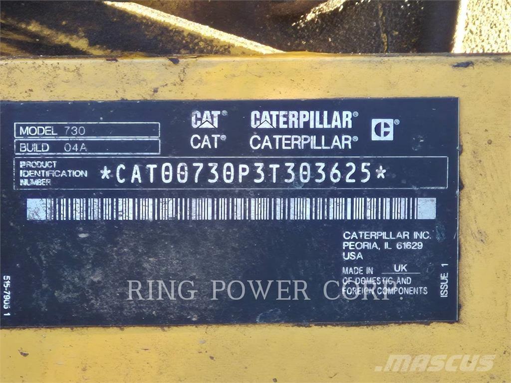 CAT 730WW 탱커 트럭
