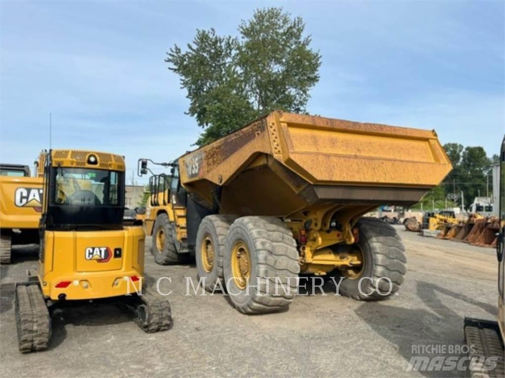 CAT 735 덤프 트럭