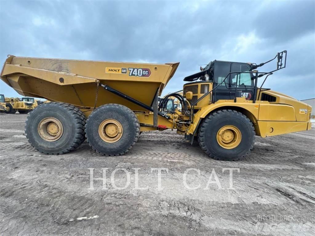 CAT 740GC  휠로우더
