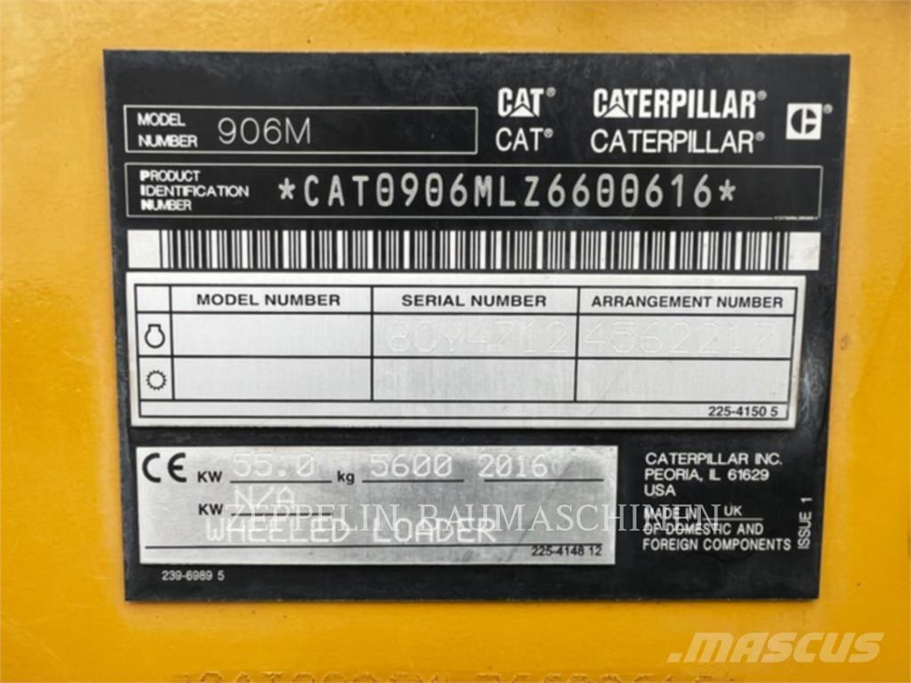 CAT 906M  휠로우더